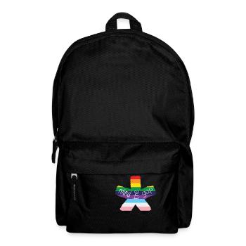 blockedTitle - Rucksack - Schwarz - Vorne