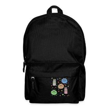 Katzen - Rucksack - Schwarz - Vorne