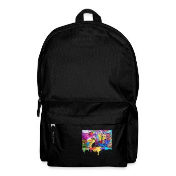 Graffiti Street Art T-Shirt - Sac à dos - noir - Devant