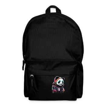 Colorful Panda Bear Panda Graffiti - Backpack - black - Front