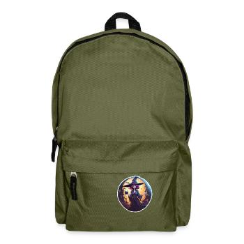 Witch / Magic / Witch Ritual / Fairy Tale / Spell - Backpack - olive green - Front