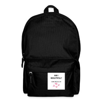 Suis-je belle ? - Sac à dos - noir - Devant