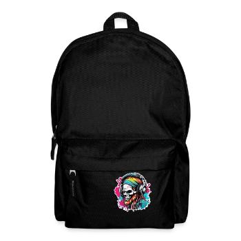 Casque / Audio / Musique / Skull / Cool - Sac à dos - noir - Devant