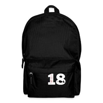 Endlich 18 - Geburtstag - Rucksack - Schwarz - Vorne