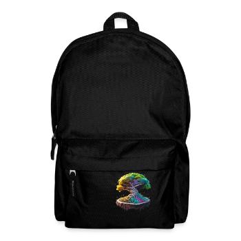 Lebensbaum Meditation Yoga Baum des Lebens - Rucksack - Schwarz - Vorne