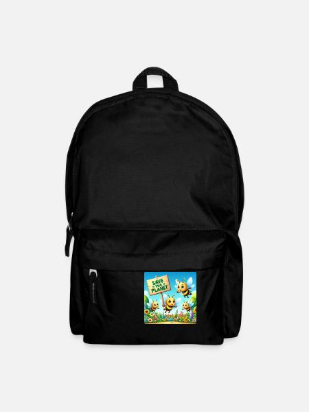 Bienen Familie - Rucksack - Schwarz