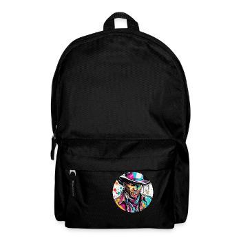 Cowboy / Wilde Westen / Wüste / Lasso / Rodeo - Rucksack - Schwarz - Vorne