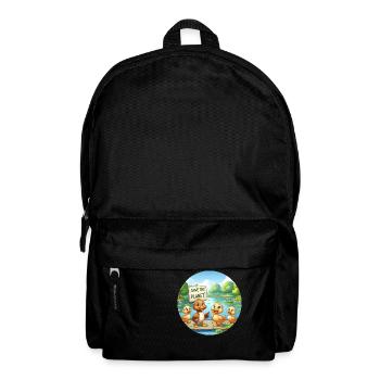 Duck Family - Backpack - black - Front