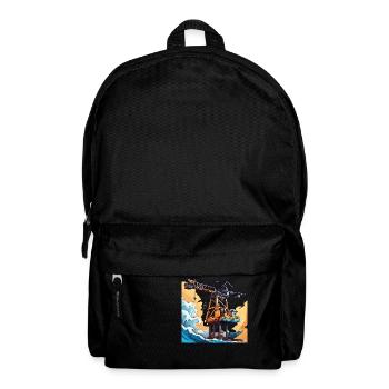 Crane / construction site / winch / crane system - Backpack - black - Front