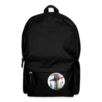Crane / construction site / winch / crane system - Backpack - black - Front