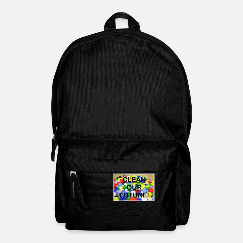 Kunststoff der Zukunft - Rucksack - Schwarz