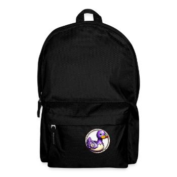 Gummiente / Badeente / Wasser / Badewanne - Rucksack - Schwarz - Vorne