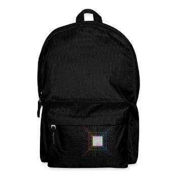 90er Design - Rucksack - Schwarz - Vorne
