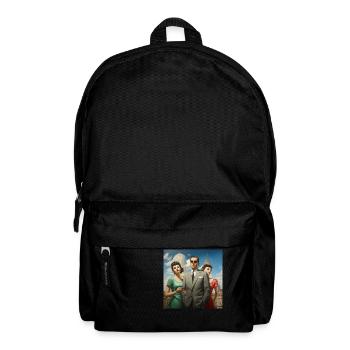 Rétrowave italien - Sac à dos - noir - Devant