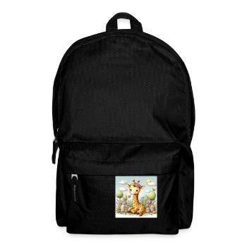 Giraffennascherei - Rucksack - Schwarz - Vorne