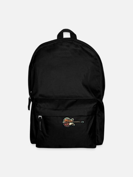 Autocollant de guitare - Sac à dos - noir