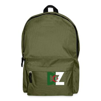 Algerian DZs - Algeria gift idea - Backpack - olive green - Front
