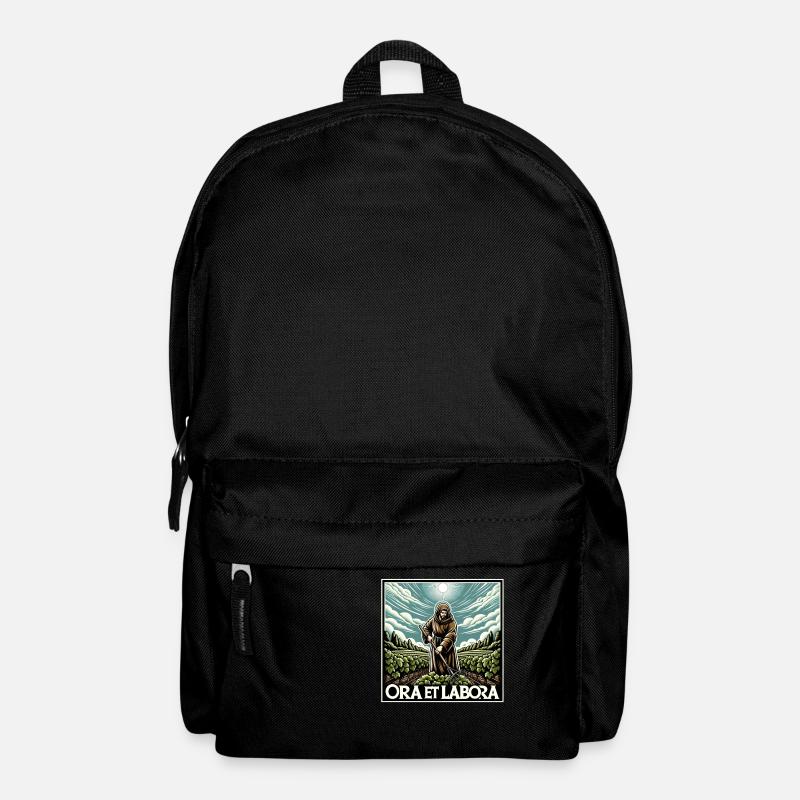 Ora et Labora - Rucksack - Schwarz