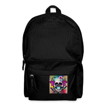 Crâne - Sac à dos - noir - Devant