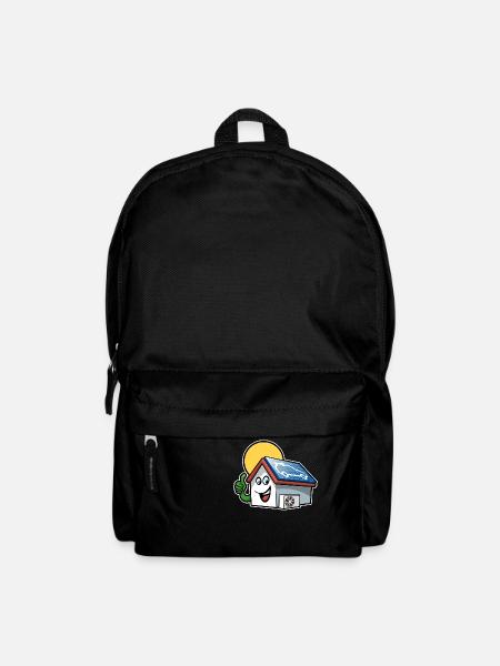Erneuerbare Energie - Solarzelle - Wärmepumpe - Rucksack - Schwarz