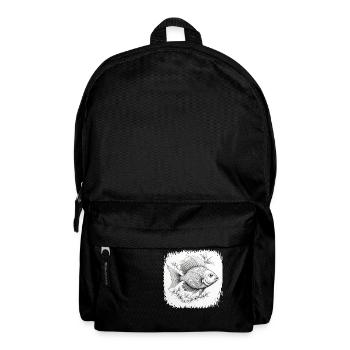 Funny Fishing Animals Fish Adventure Cool - Backpack - black - Front