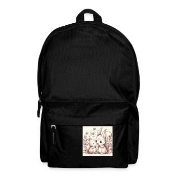 Eichhörnchen Liebe - Rucksack - Schwarz - Vorne