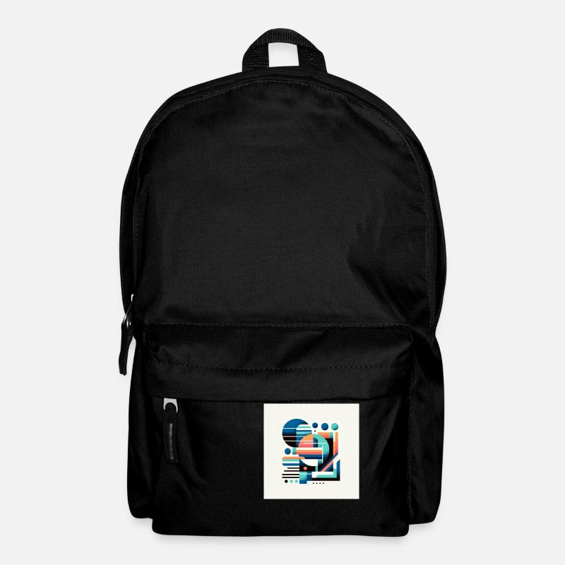 Futuristic geometry - Backpack - black