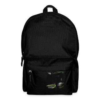 Acid-Grafik - Rucksack - Schwarz - Vorne