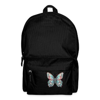Scary butterfly with skull - Backpack - black - Front
