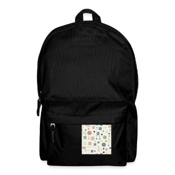 Géométrie Zen - Sac à dos - noir - Devant
