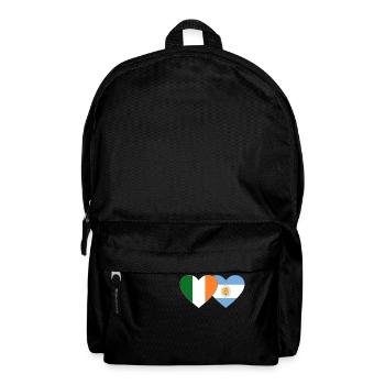 Irland Argentinien Flagge - Rucksack - Schwarz - Vorne