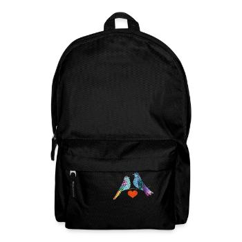 Colorful birds - Backpack - black - Front