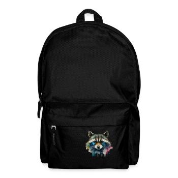 Raton laveur Power Animal - Sac à dos - noir - Devant