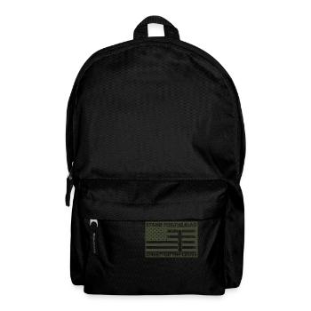 Armée, Guerre, Militaire, Uniforme, Force, Soldat Camouflage - Sac à dos - noir - Devant