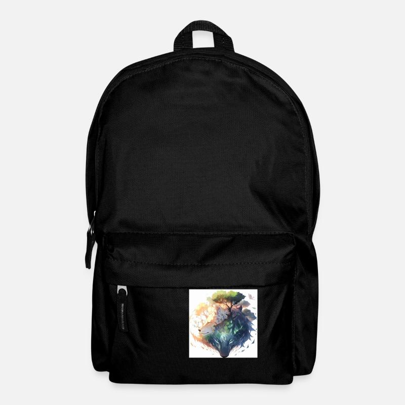 Wolves - Backpack - black