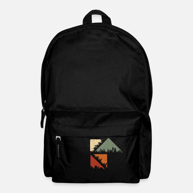montagne rétro-idée cadeau vintage - Sac à dos - noir