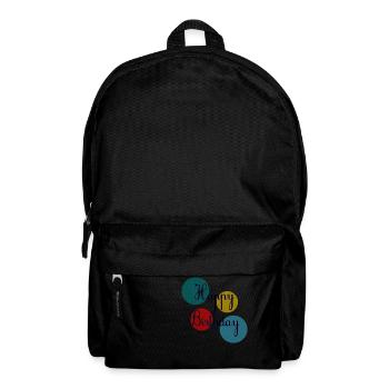 HAPPY BIRTHDAY. HAPPY BIRTHDAY. ANNIVERSARY. - Backpack - black - Front