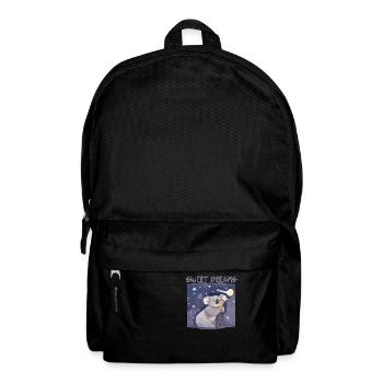 Cute Koala Astronomer: Starry Sky Exploration - Backpack - black - Front