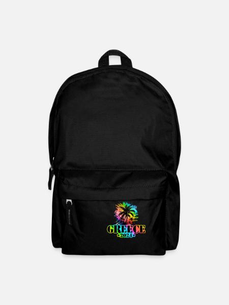 Griechenland 2024 Urlaub Bunt - Rucksack - Schwarz