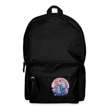 Den Drachen beschützen - Rucksack - Schwarz - Vorne