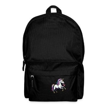 Crazy Unicorn - Backpack - black - Front