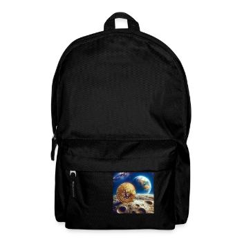 Bitcoin to the moon! - Rucksack - Schwarz - Vorne