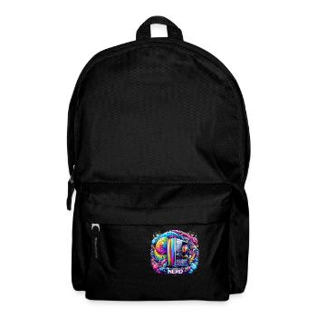 Nerd-Stolz Rainbow - Rucksack - Schwarz - Vorne