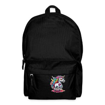 Unicorn / mythical creatures / fairy tales / magic / glitter - Backpack - black - Front