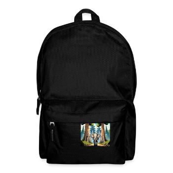 What Kind of Trees Are These german nursery rhymes - Backpack - black - Front