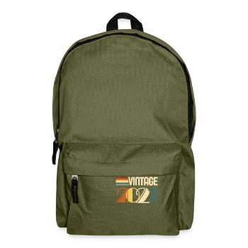 Vintage 2021 - 2021 Anniversary Gift - Backpack - olive green - Front