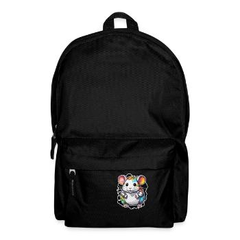 Robot Animal / AI / Mechanized Animals / Comic - Backpack - black - Front