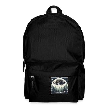 Alien / Vaisseau spatial / OVNI / Zone 51 / Tout / Mars - Sac à dos - noir - Devant