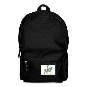 Delaware Staatsflagge Cowboy - Rucksack - Schwarz - Vorne