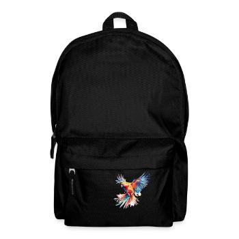 Rainbow Parrot - Backpack - black - Front